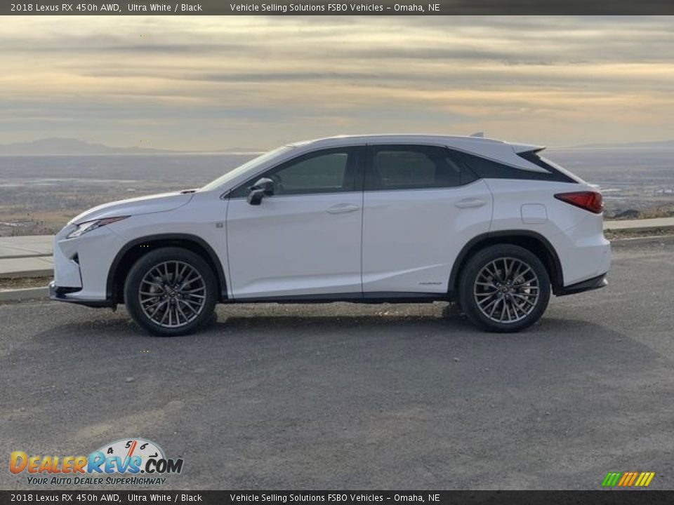 2018 Lexus RX 450h AWD Ultra White / Black Photo #1