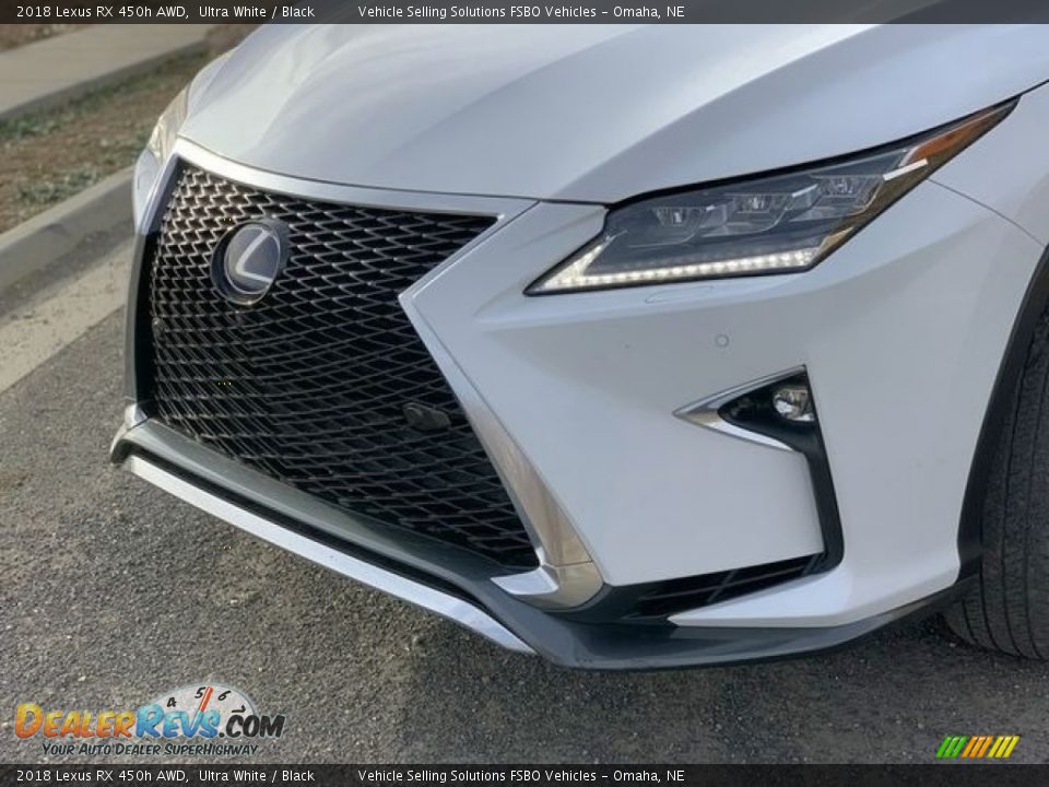 2018 Lexus RX 450h AWD Ultra White / Black Photo #4