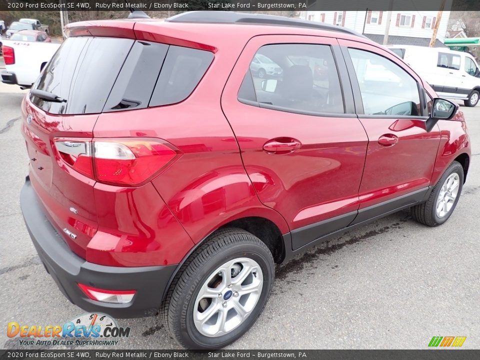 2020 Ford EcoSport SE 4WD Ruby Red Metallic / Ebony Black Photo #6