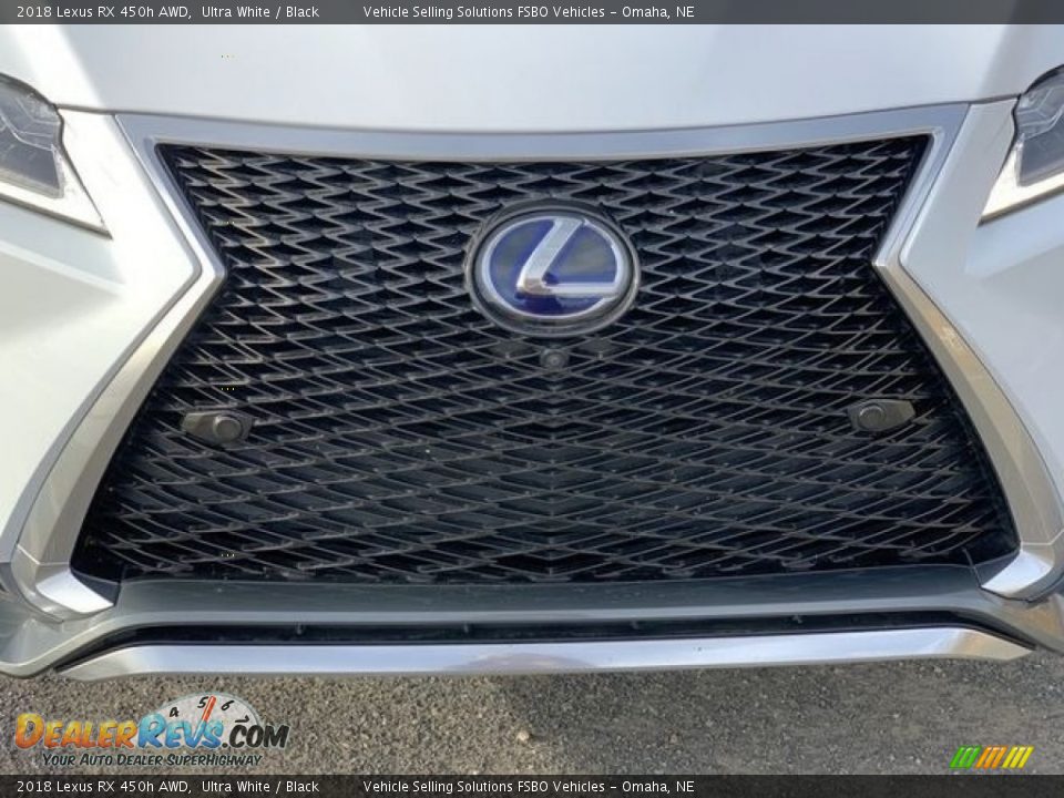 2018 Lexus RX 450h AWD Ultra White / Black Photo #5