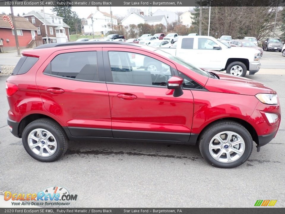 2020 Ford EcoSport SE 4WD Ruby Red Metallic / Ebony Black Photo #7