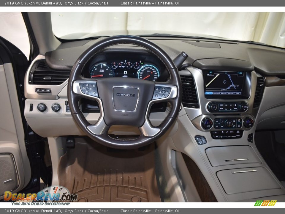 2019 GMC Yukon XL Denali 4WD Onyx Black / Cocoa/Shale Photo #14