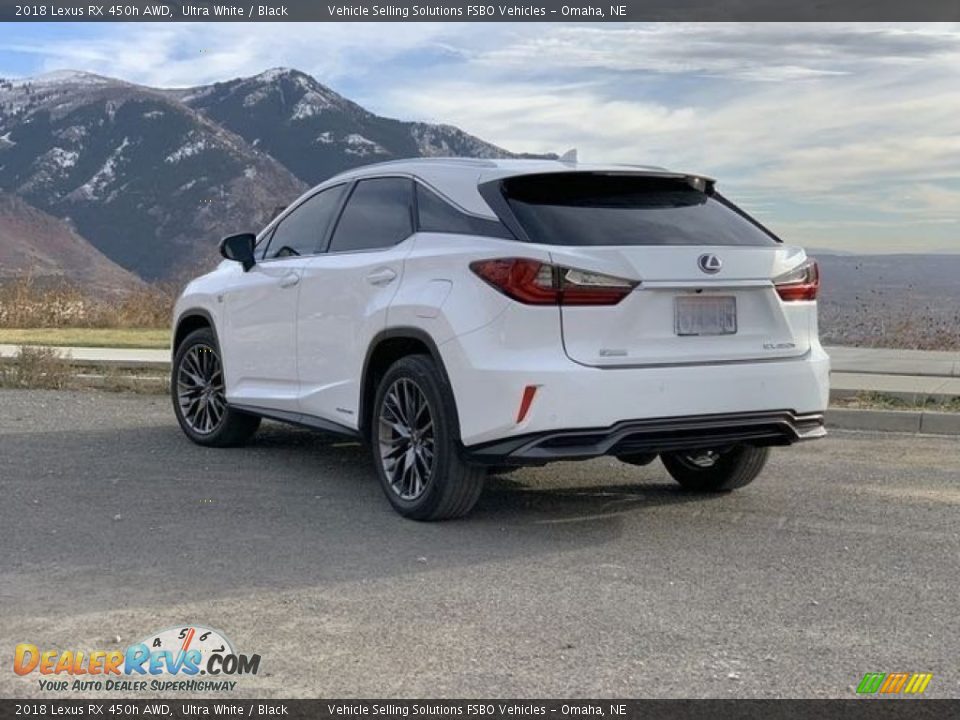 2018 Lexus RX 450h AWD Ultra White / Black Photo #10