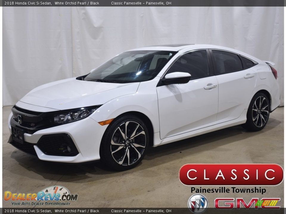 2018 Honda Civic Si Sedan White Orchid Pearl / Black Photo #1