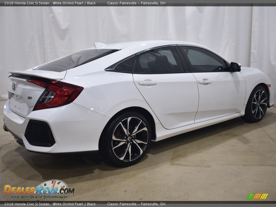 2018 Honda Civic Si Sedan White Orchid Pearl / Black Photo #2