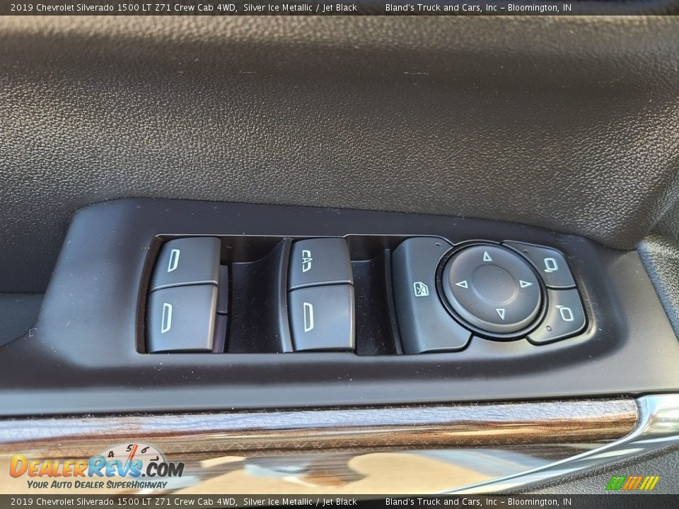 2019 Chevrolet Silverado 1500 LT Z71 Crew Cab 4WD Silver Ice Metallic / Jet Black Photo #6