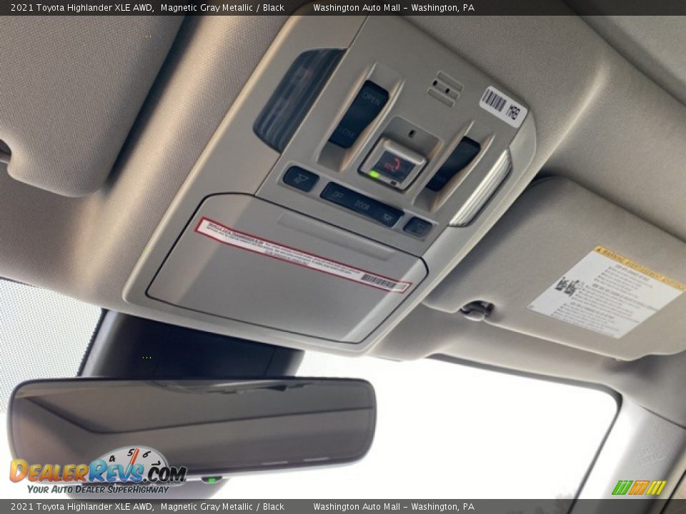 2021 Toyota Highlander XLE AWD Magnetic Gray Metallic / Black Photo #16