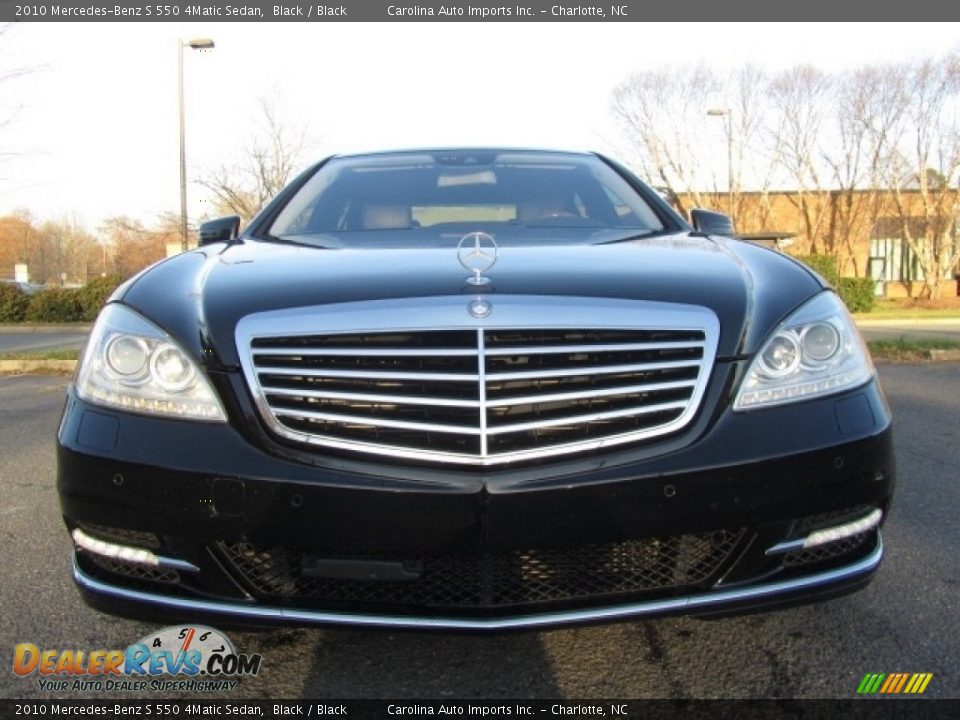 2010 Mercedes-Benz S 550 4Matic Sedan Black / Black Photo #4