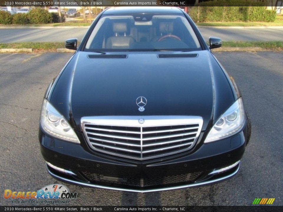 2010 Mercedes-Benz S 550 4Matic Sedan Black / Black Photo #5