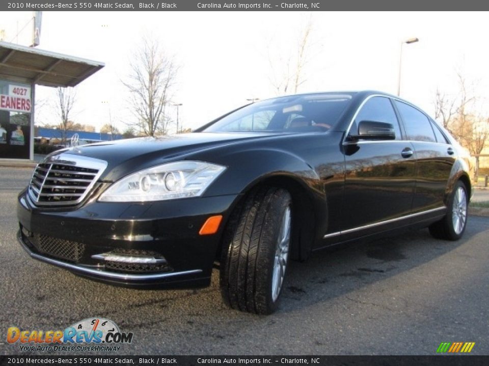 2010 Mercedes-Benz S 550 4Matic Sedan Black / Black Photo #6