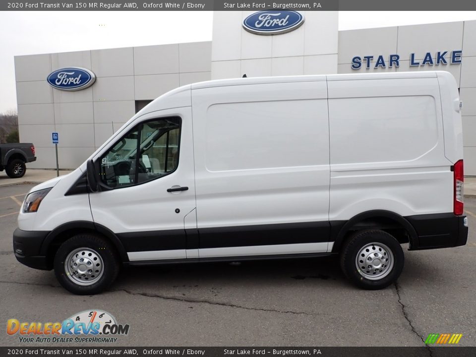 2020 Ford Transit Van 150 MR Regular AWD Oxford White / Ebony Photo #2