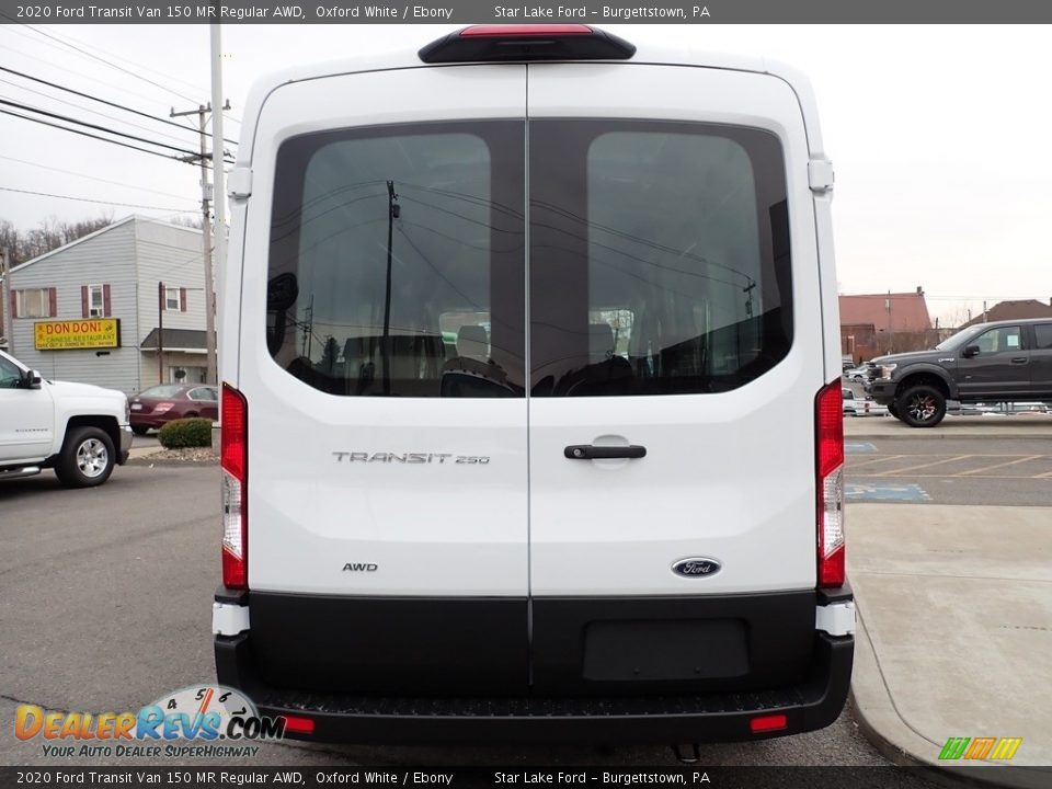 2020 Ford Transit Van 150 MR Regular AWD Oxford White / Ebony Photo #4