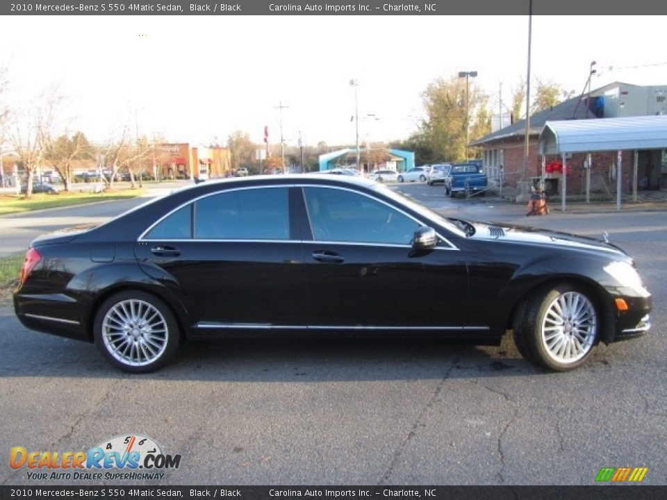 2010 Mercedes-Benz S 550 4Matic Sedan Black / Black Photo #11