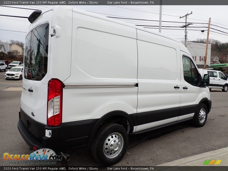 2020 Ford Transit Van 150 MR Regular AWD Oxford White / Ebony Photo #6