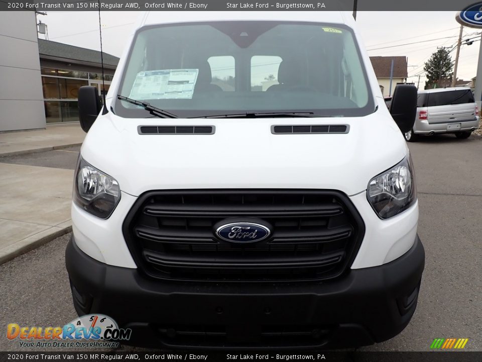 2020 Ford Transit Van 150 MR Regular AWD Oxford White / Ebony Photo #9