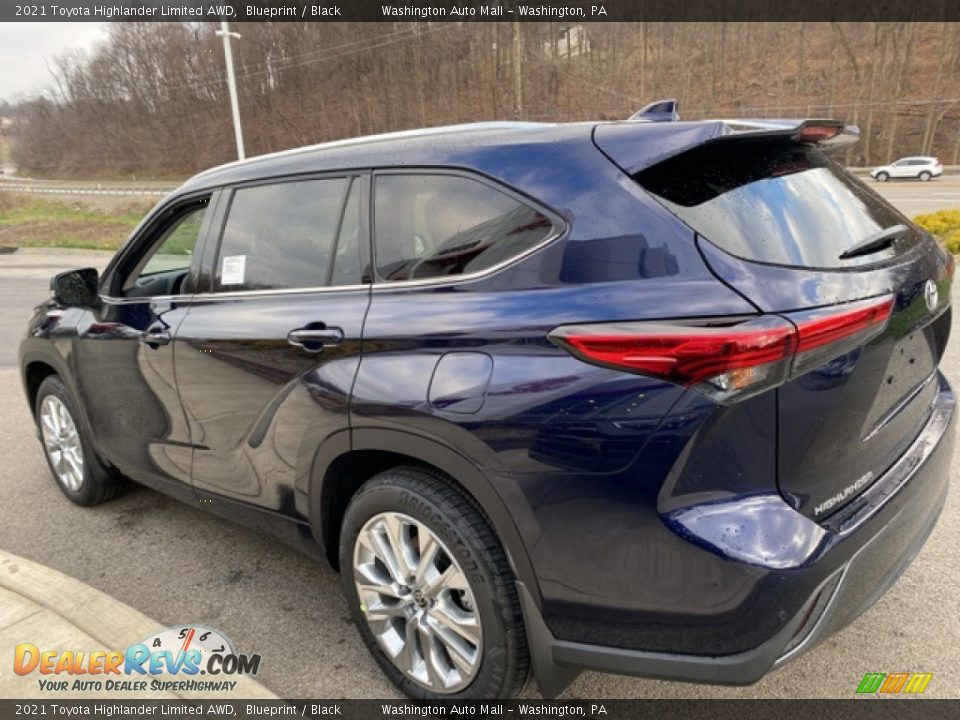 2021 Toyota Highlander Limited AWD Blueprint / Black Photo #2