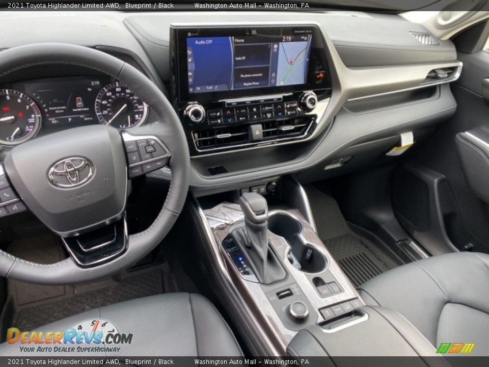 2021 Toyota Highlander Limited AWD Blueprint / Black Photo #3