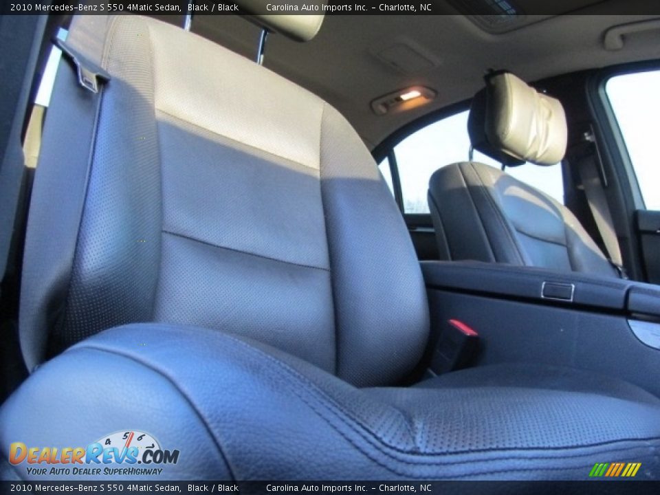 2010 Mercedes-Benz S 550 4Matic Sedan Black / Black Photo #22