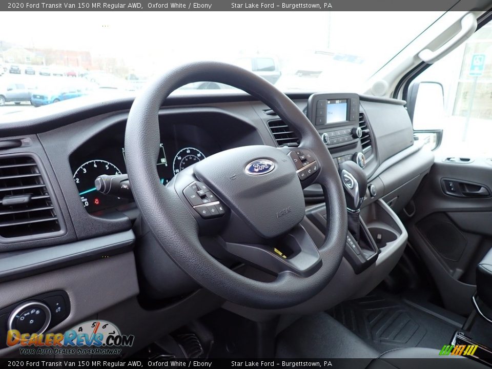 2020 Ford Transit Van 150 MR Regular AWD Steering Wheel Photo #13