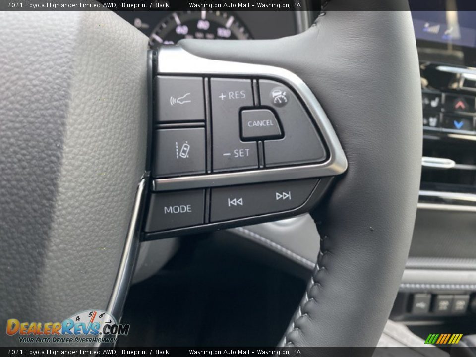 2021 Toyota Highlander Limited AWD Steering Wheel Photo #7