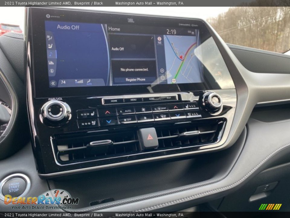 Controls of 2021 Toyota Highlander Limited AWD Photo #8