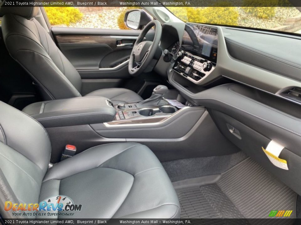 Front Seat of 2021 Toyota Highlander Limited AWD Photo #11