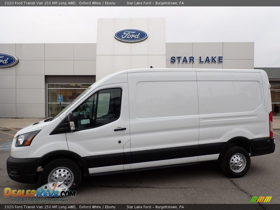 2020 Ford Transit Van 150 MR Long AWD Oxford White / Ebony Photo #1