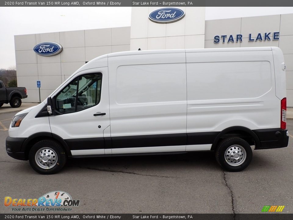 2020 Ford Transit Van 150 MR Long AWD Oxford White / Ebony Photo #2