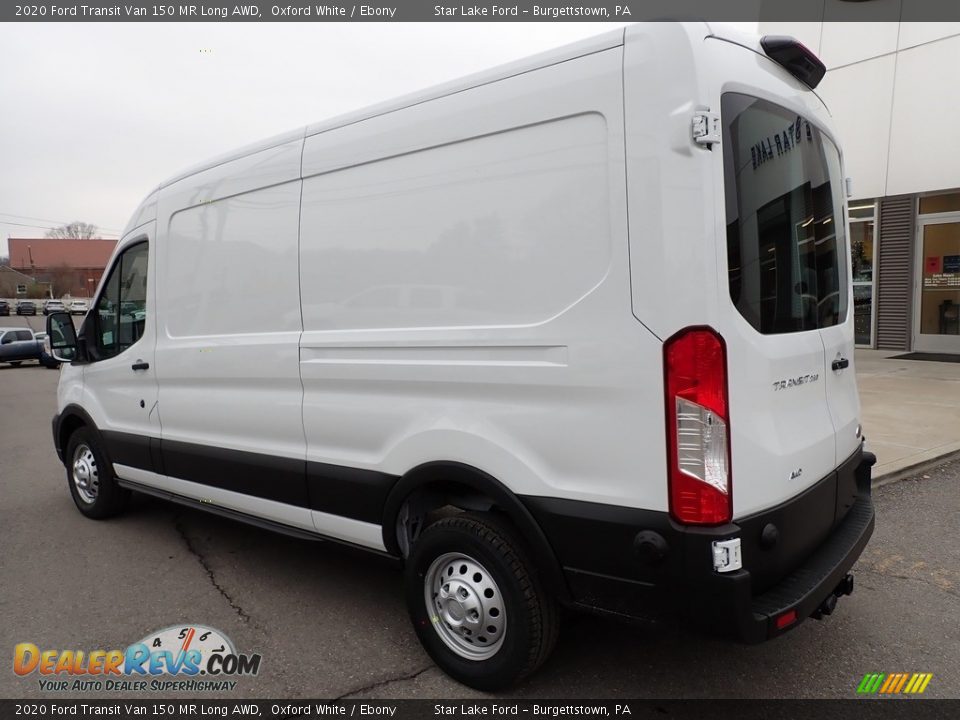 2020 Ford Transit Van 150 MR Long AWD Oxford White / Ebony Photo #3