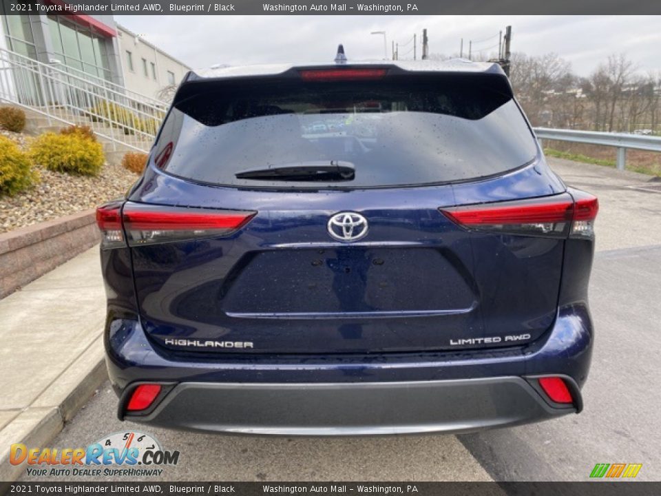 2021 Toyota Highlander Limited AWD Blueprint / Black Photo #15