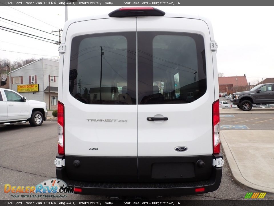 2020 Ford Transit Van 150 MR Long AWD Oxford White / Ebony Photo #4