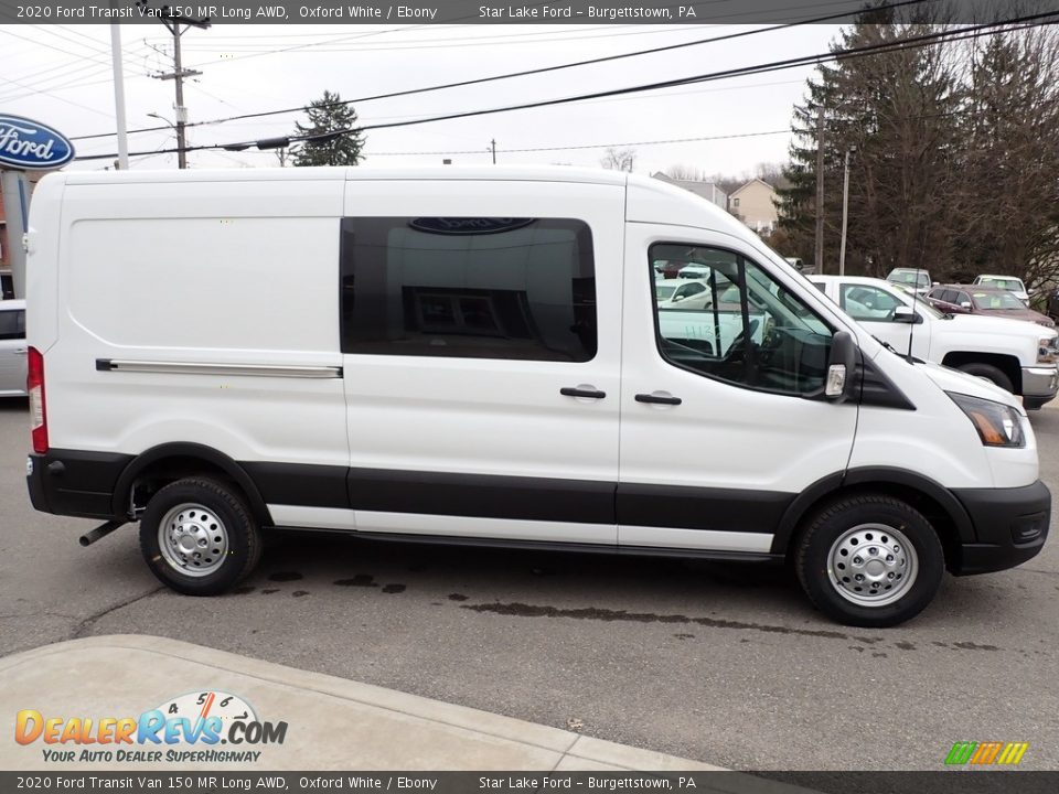 2020 Ford Transit Van 150 MR Long AWD Oxford White / Ebony Photo #8