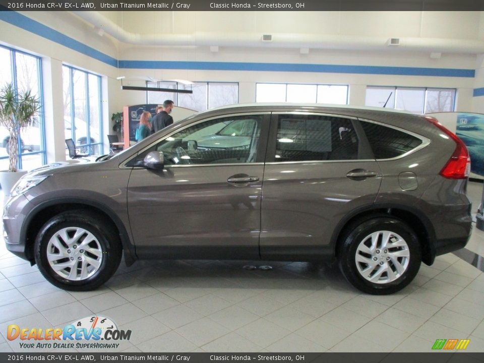 Urban Titanium Metallic 2016 Honda CR-V EX-L AWD Photo #10