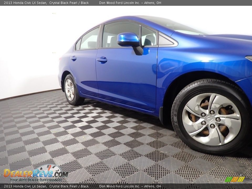 2013 Honda Civic LX Sedan Crystal Black Pearl / Black Photo #4