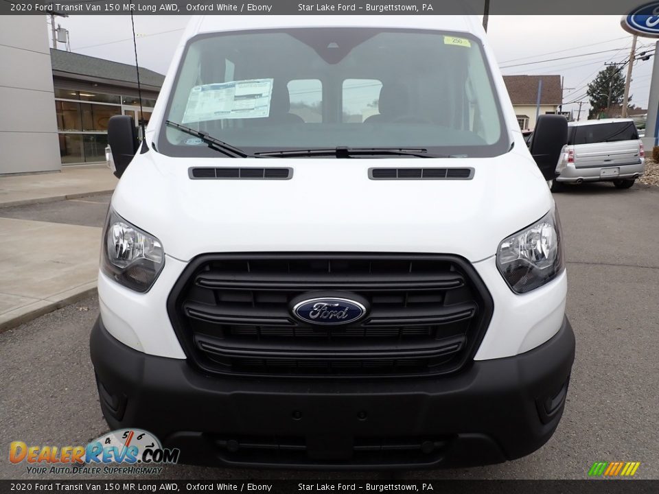 2020 Ford Transit Van 150 MR Long AWD Oxford White / Ebony Photo #12