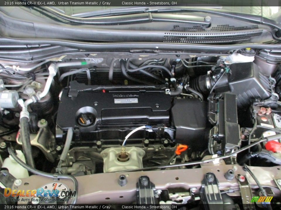 2016 Honda CR-V EX-L AWD Urban Titanium Metallic / Gray Photo #13