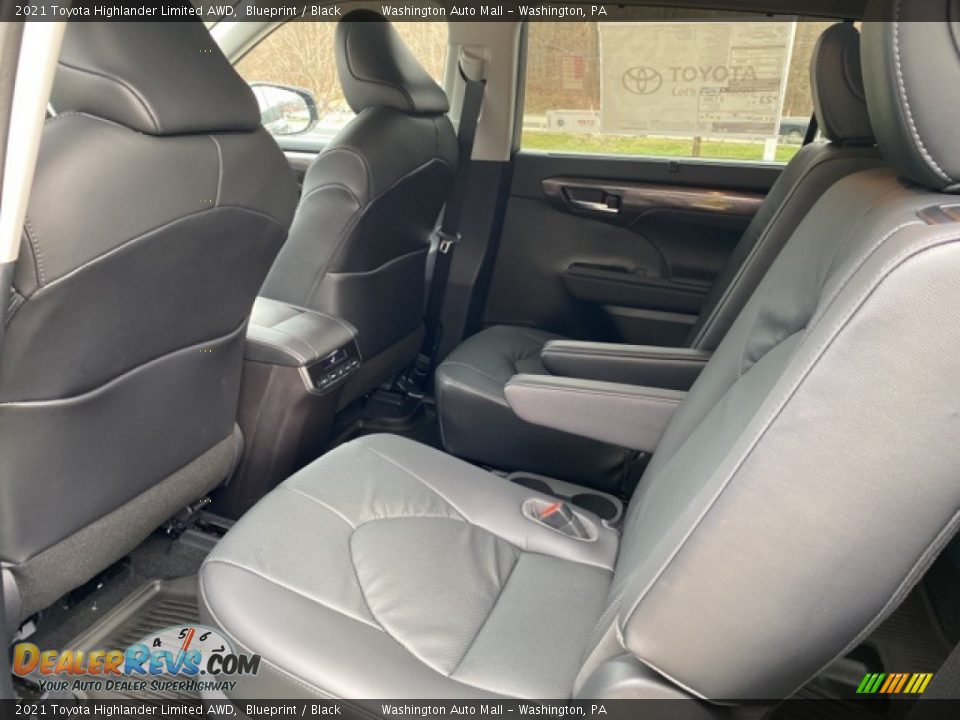 Rear Seat of 2021 Toyota Highlander Limited AWD Photo #26