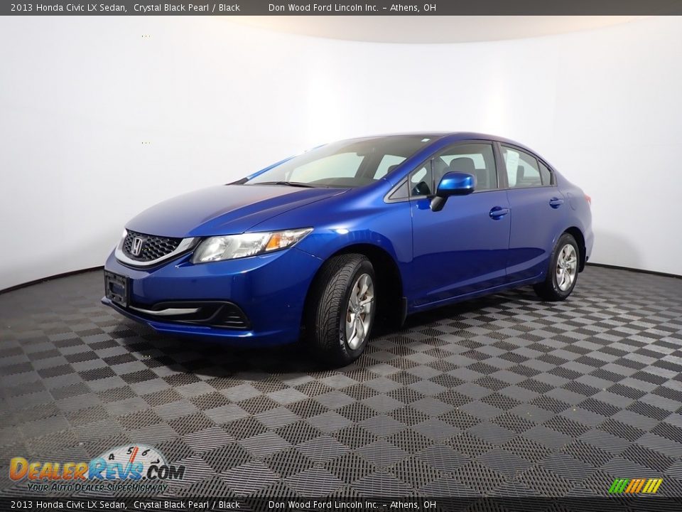 2013 Honda Civic LX Sedan Crystal Black Pearl / Black Photo #8