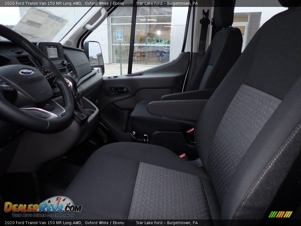 2020 Ford Transit Van 150 MR Long AWD Oxford White / Ebony Photo #13