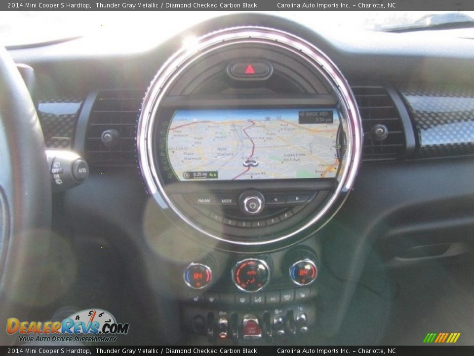 2014 Mini Cooper S Hardtop Thunder Gray Metallic / Diamond Checked Carbon Black Photo #16