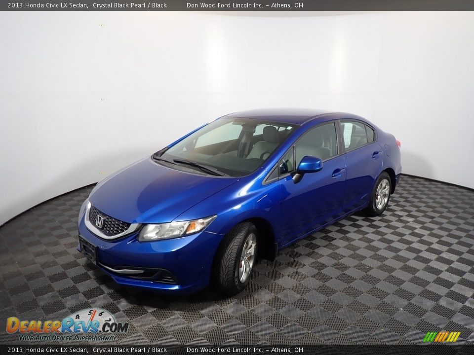 2013 Honda Civic LX Sedan Crystal Black Pearl / Black Photo #9