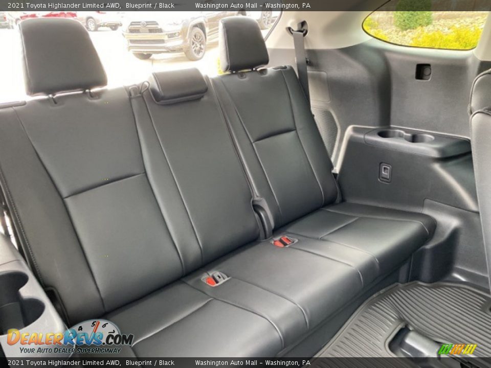 Rear Seat of 2021 Toyota Highlander Limited AWD Photo #30