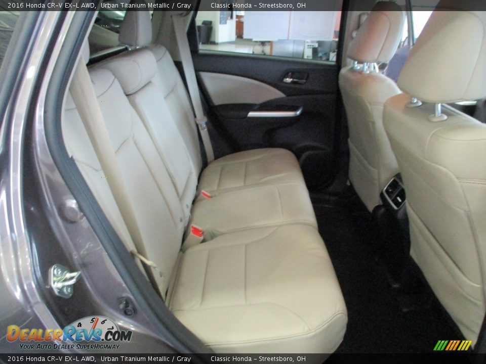 2016 Honda CR-V EX-L AWD Urban Titanium Metallic / Gray Photo #20