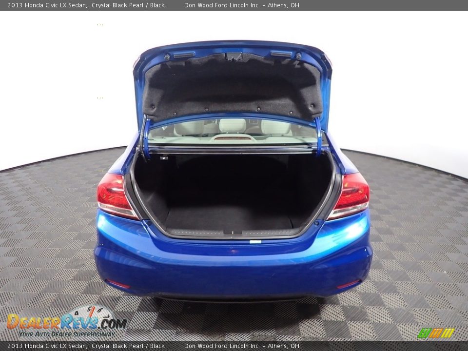 2013 Honda Civic LX Sedan Crystal Black Pearl / Black Photo #14