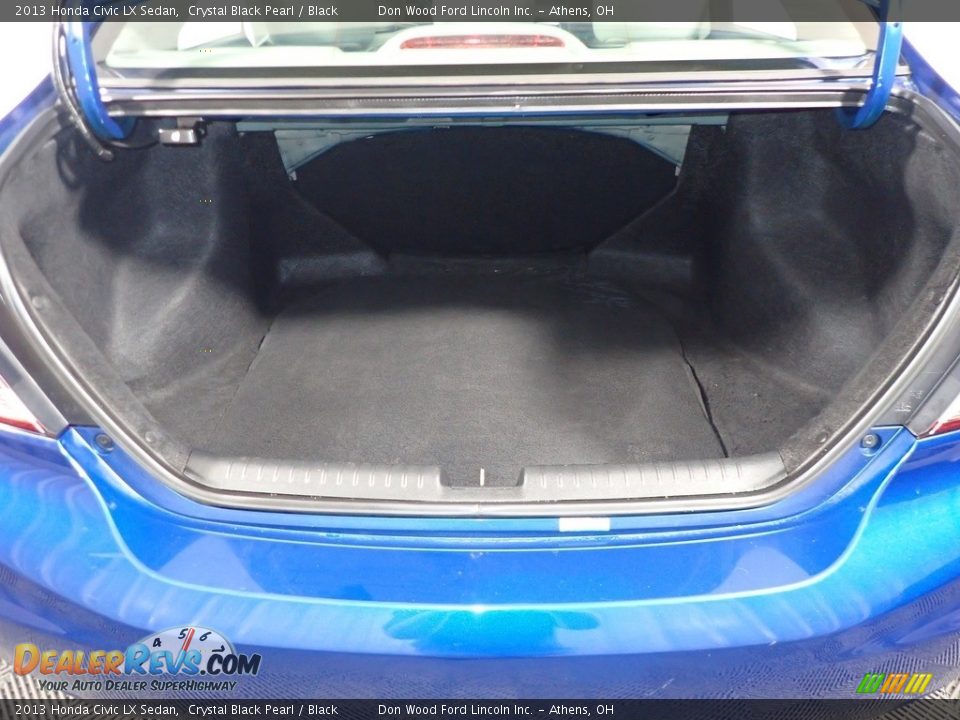 2013 Honda Civic LX Sedan Crystal Black Pearl / Black Photo #15