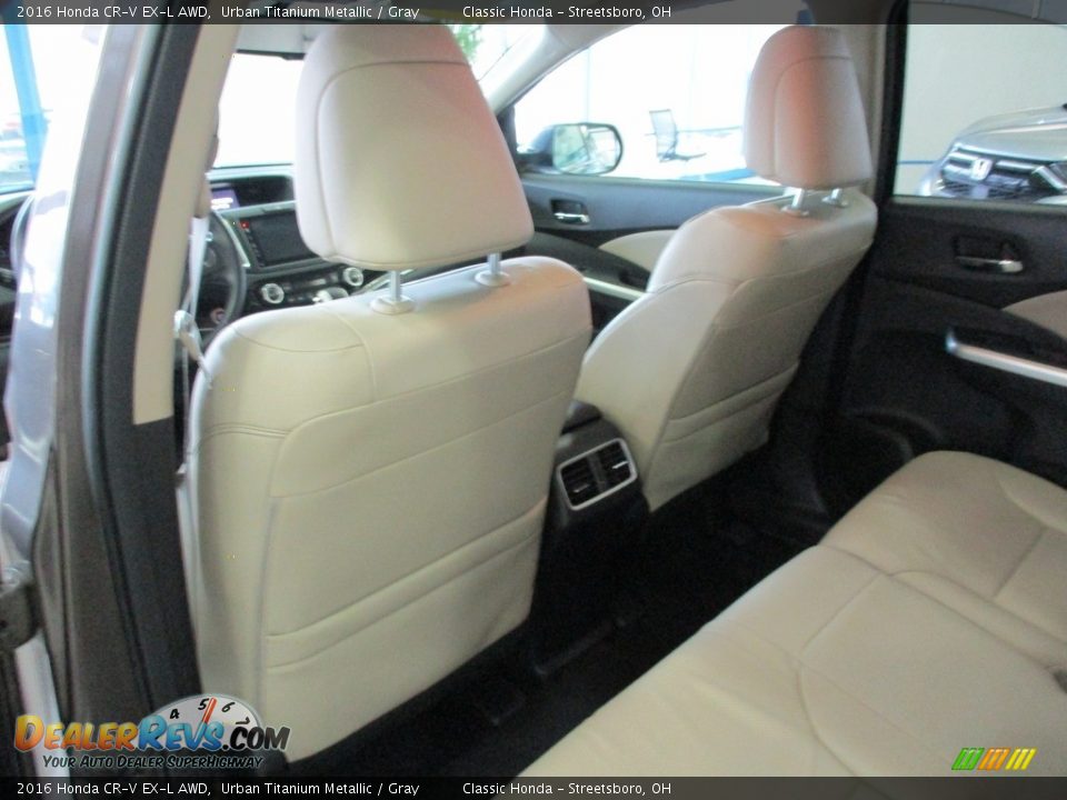 2016 Honda CR-V EX-L AWD Urban Titanium Metallic / Gray Photo #24