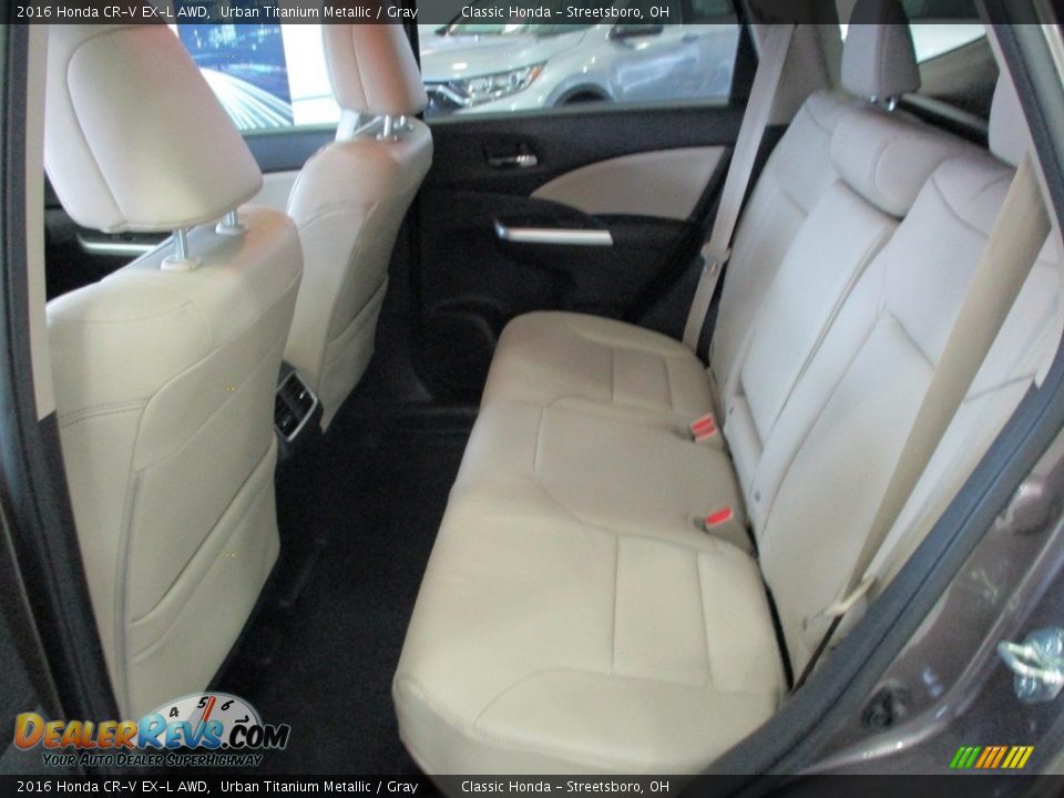 2016 Honda CR-V EX-L AWD Urban Titanium Metallic / Gray Photo #25