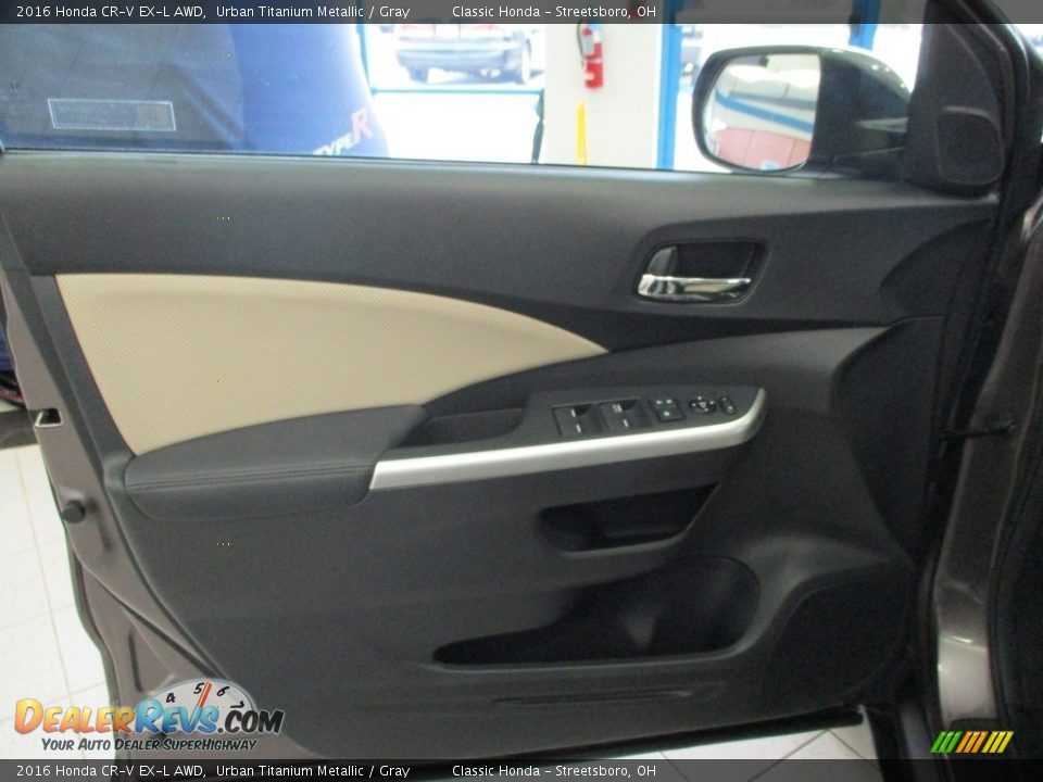 2016 Honda CR-V EX-L AWD Urban Titanium Metallic / Gray Photo #27