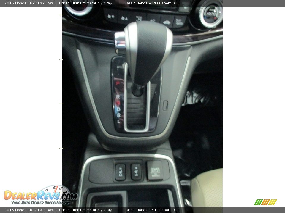 2016 Honda CR-V EX-L AWD Urban Titanium Metallic / Gray Photo #34