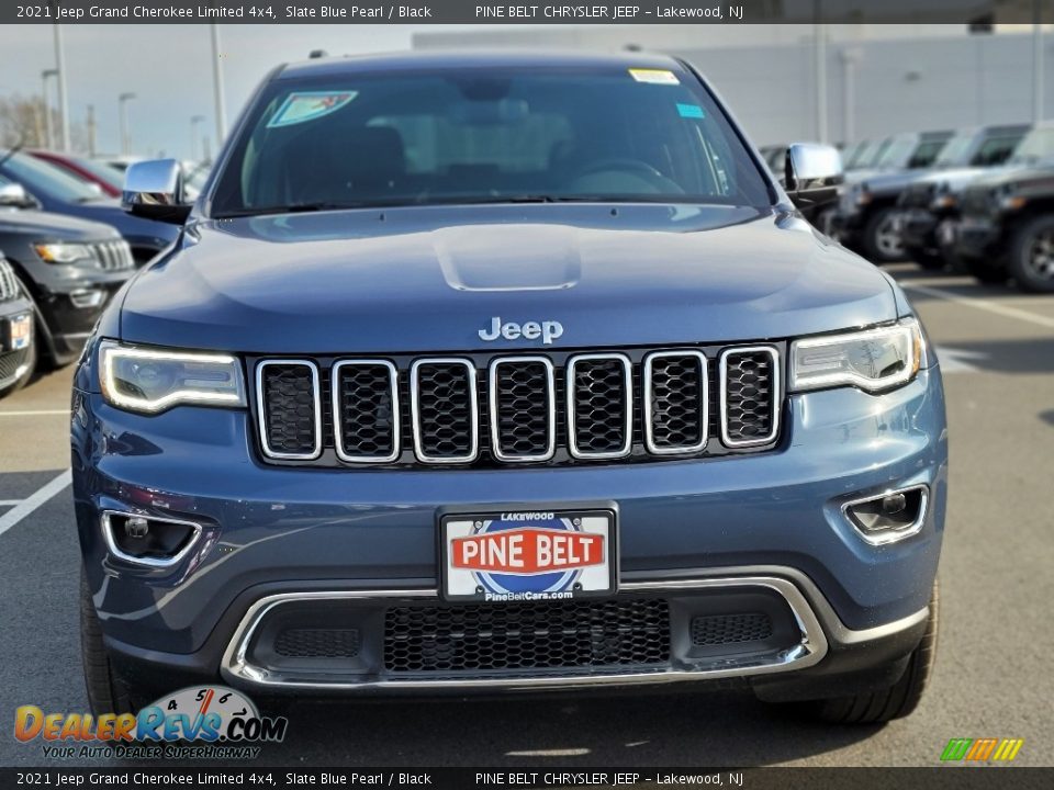 2021 Jeep Grand Cherokee Limited 4x4 Slate Blue Pearl / Black Photo #3